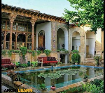 حیاط-خانه-قدیمی-(عملکرد-حیاط-خانه-قدیمی-ایرانی)