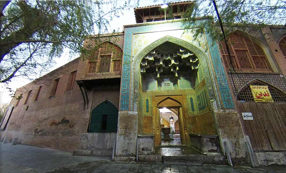 معماری مسجد مدرسه علیقلی آقا