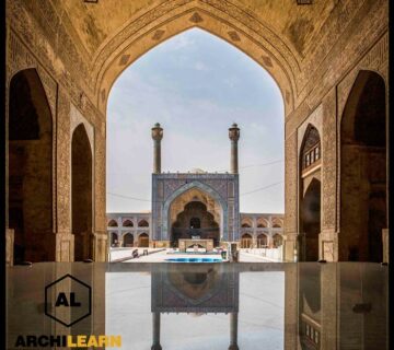 مسجد-جامع-اصفهان-(یا-مسجد-عتیق-با-مساحت-2300-مترمربع-بزرگترین-مسجد-ایران)