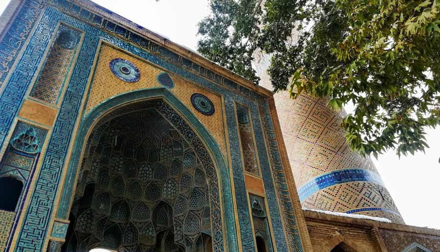 مسجد جامع کرمان یا مظفری مسجدی 4 ایوانی از شاهکارهای معماری ایران