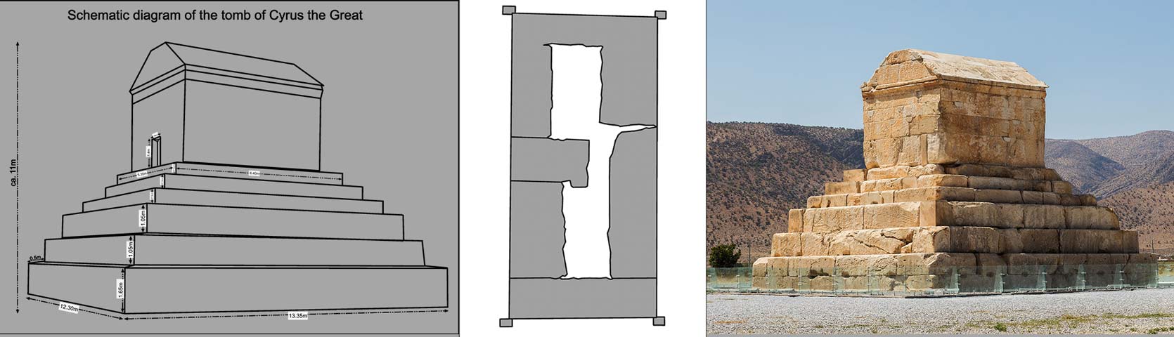 معماری_مقبره_کوروش