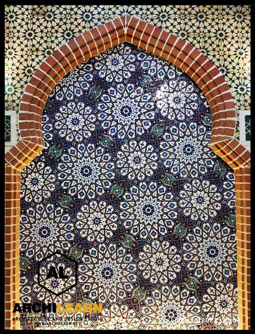 کاشی_سنتی_طرح_دار