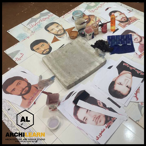 کاشی_عکس_شهدا