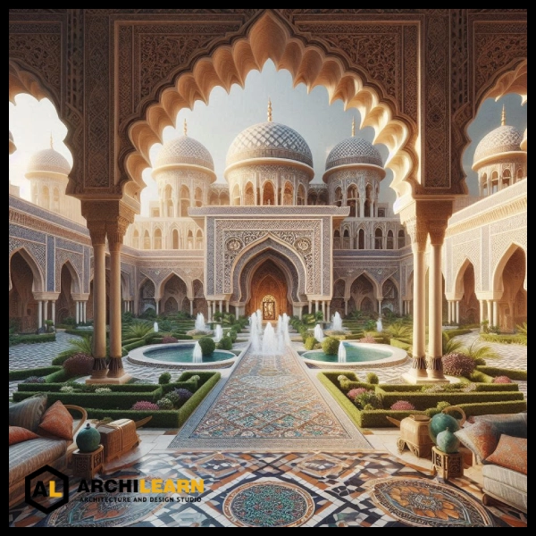 رنگ های کاربردی در معماری عربی