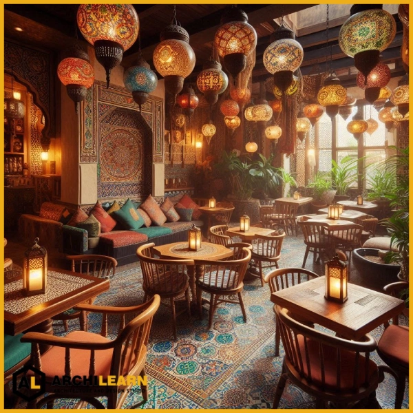 طراحی کافه سنتی آرچی لرن