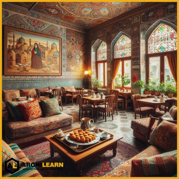 طراحی داخلی کافه سنتی