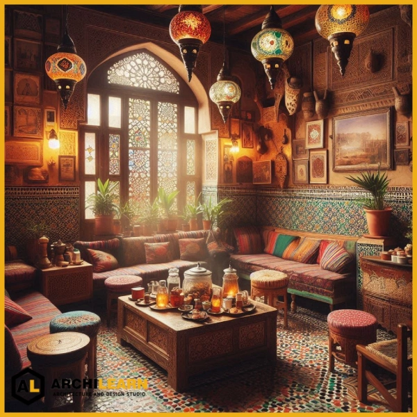 نقش نور در طراحی کافه سنتی