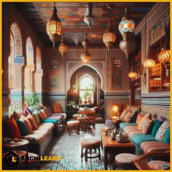 ایجاد فضای صمیمی در طراحی کافه سنتی