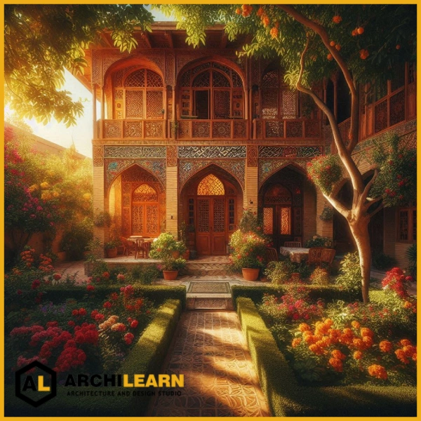 طراحی ویلا سنتی آرچی لرن