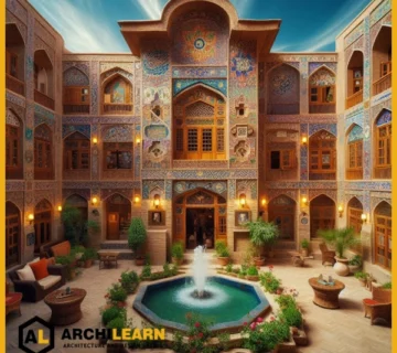 طراحی هتل سنتی ایرانی
