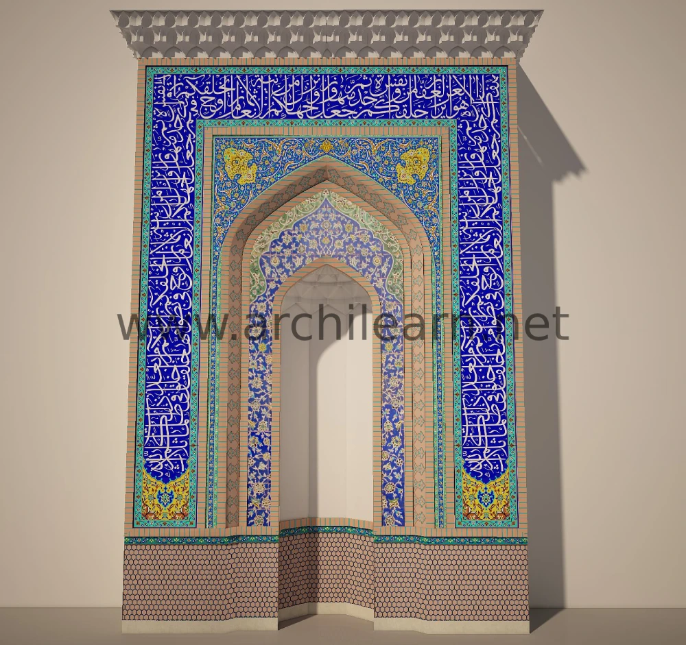 کاشی محراب در همدان