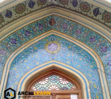 کاشی مسجدی در قم