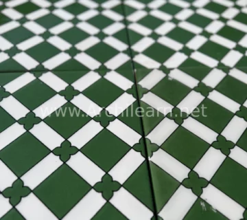 کاشی مراکشی سبز روشن کاشی مراکشی کیش