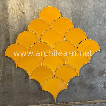 کاربردهای کاشی نارنجی