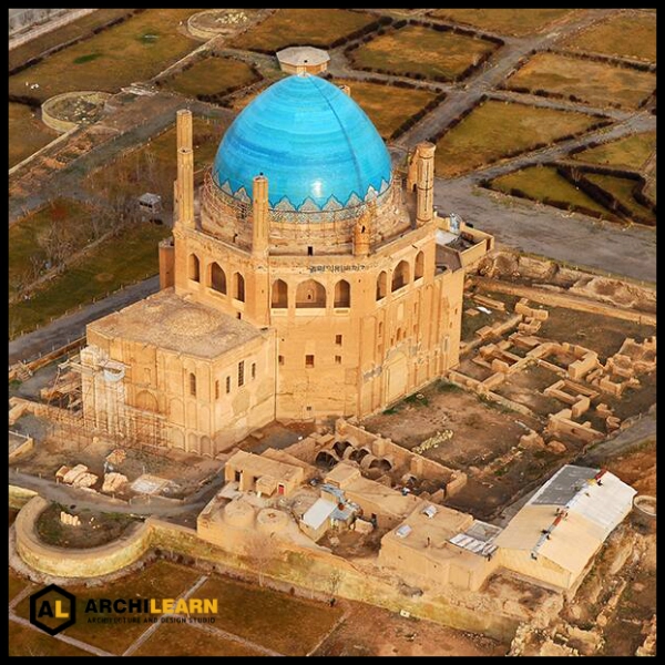 نقوش اسلامی در گنبد سلطانیه