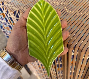 کاشی سبز زیتونی