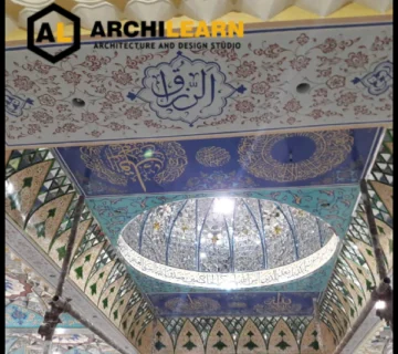 نقاشی سقف مسجد