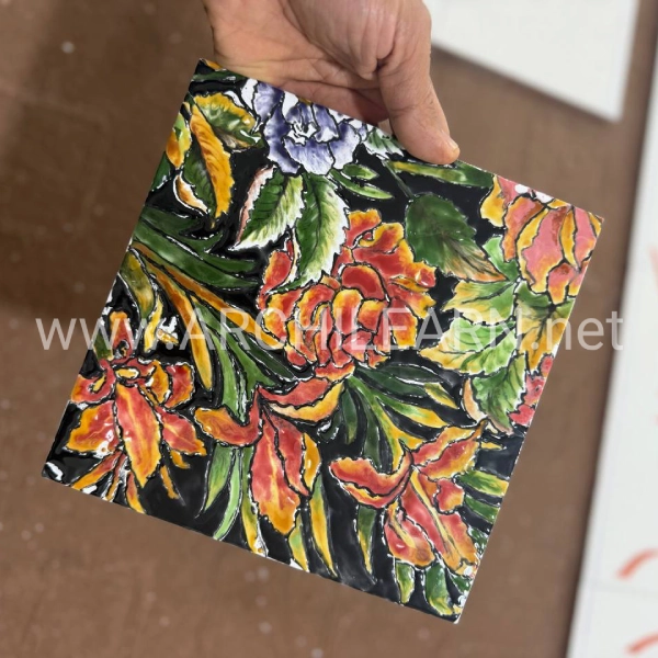 طرح کاشی دست ساز اهواز