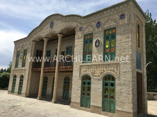 طراحی نمای آجری سنتی