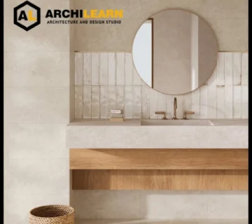 کاشی بژ سرویس بهداشتی