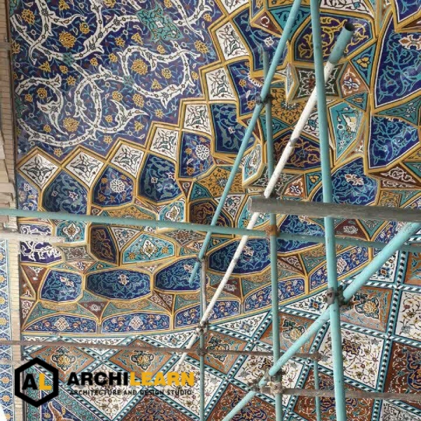 قیمت کاشی کاری زیر گنبد