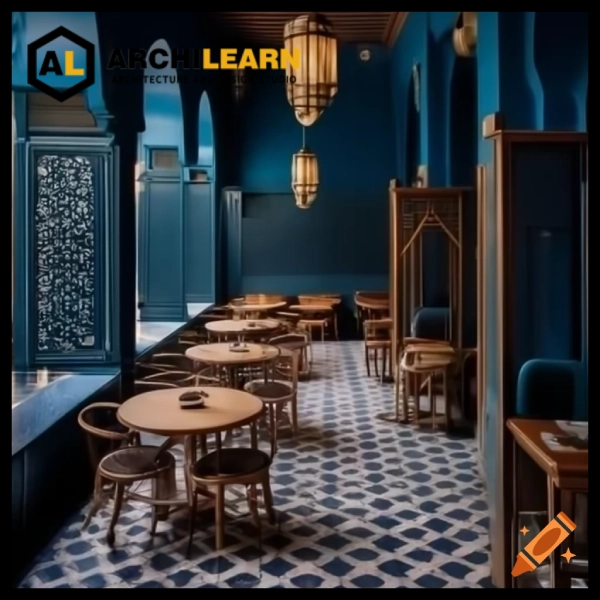 طراحی مراکشی کافه 