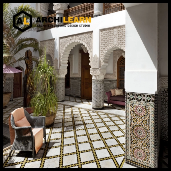 طراحی مراکشی در اقامتگاه