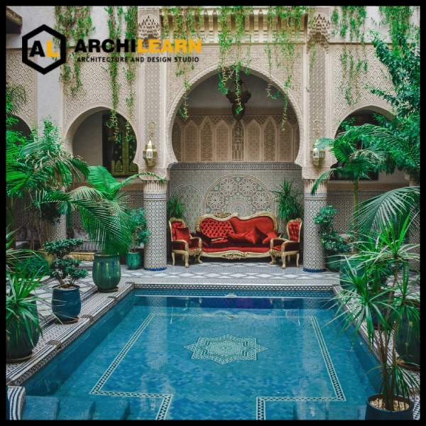 طراحی مراکشی استخر