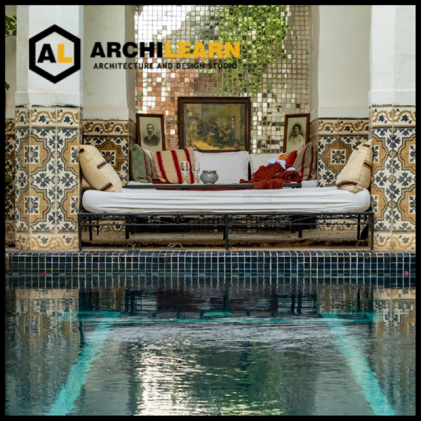 طراحی مراکشی استخر