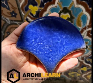 کاشی ماهی کله آبی